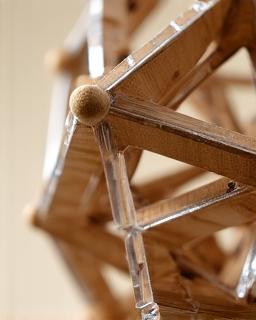 Scultura geometrica 3D complessa